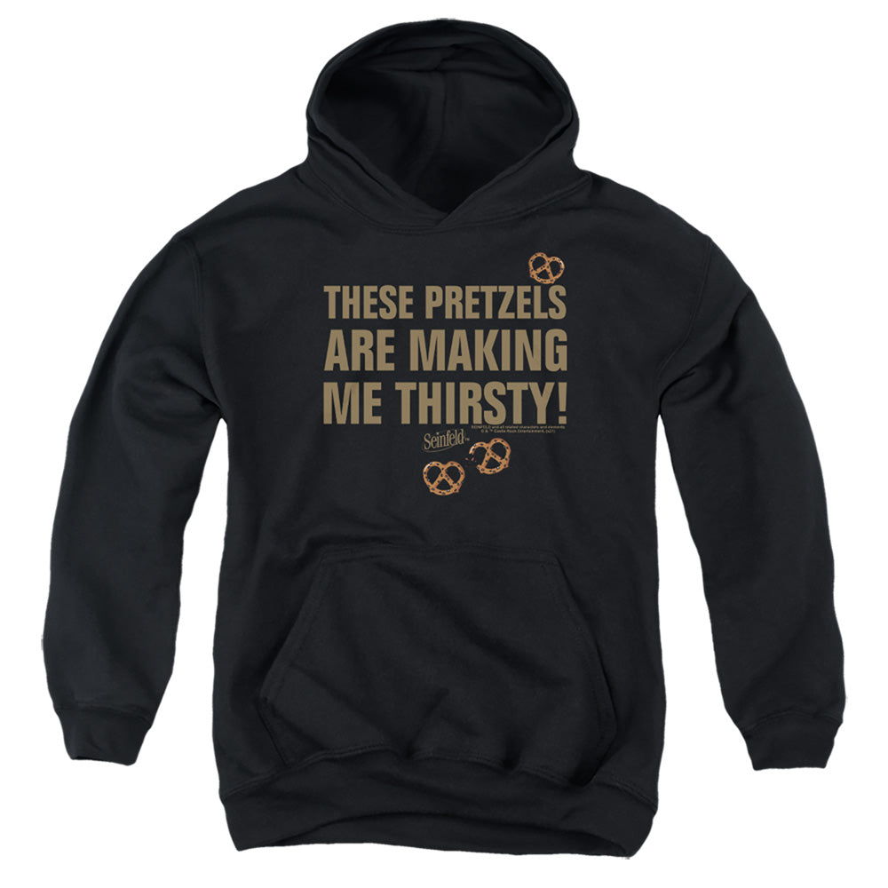 Seinfeld Pretzels Thirsty - Youth Hoodie Youth Hoodie (Ages 8-12) Seinfeld