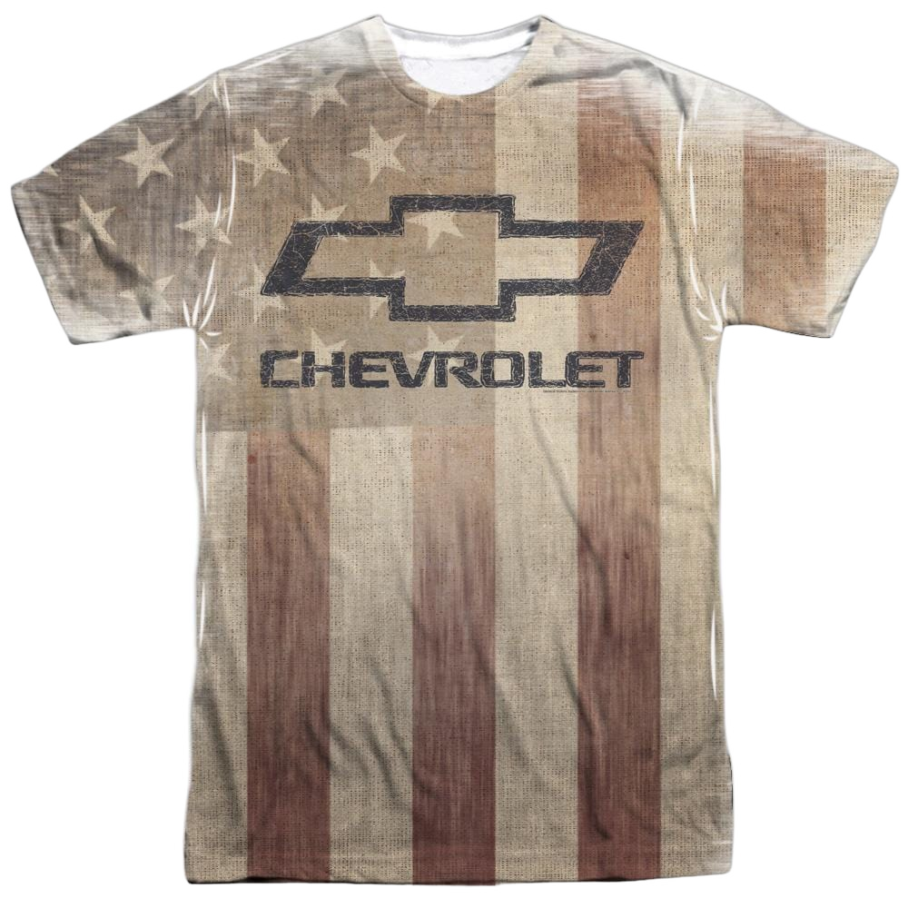 Chevy - American Pride Adult All Over Print 100% Poly T-Shirt Men's All-Over Print T-Shirt Chevrolet