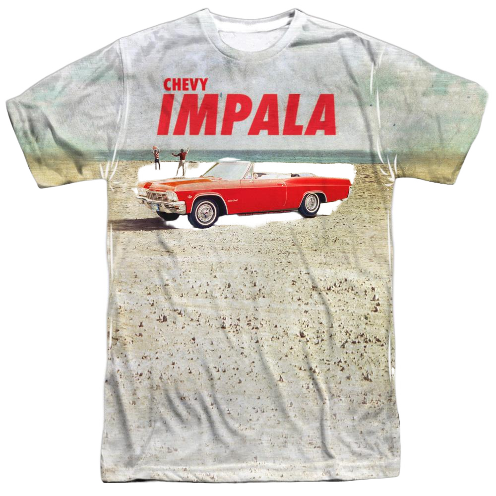 Chevy Beach Impala Adult All Over Print 100% Poly T-Shirt Men's All-Over Print T-Shirt Chevrolet