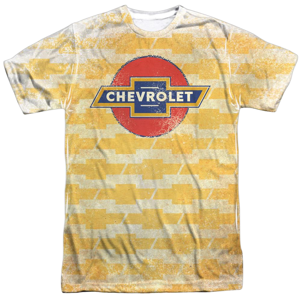 Chevy - Chevy Repeat Adult All Over Print 100% Poly T-Shirt Men's All-Over Print T-Shirt Chevrolet