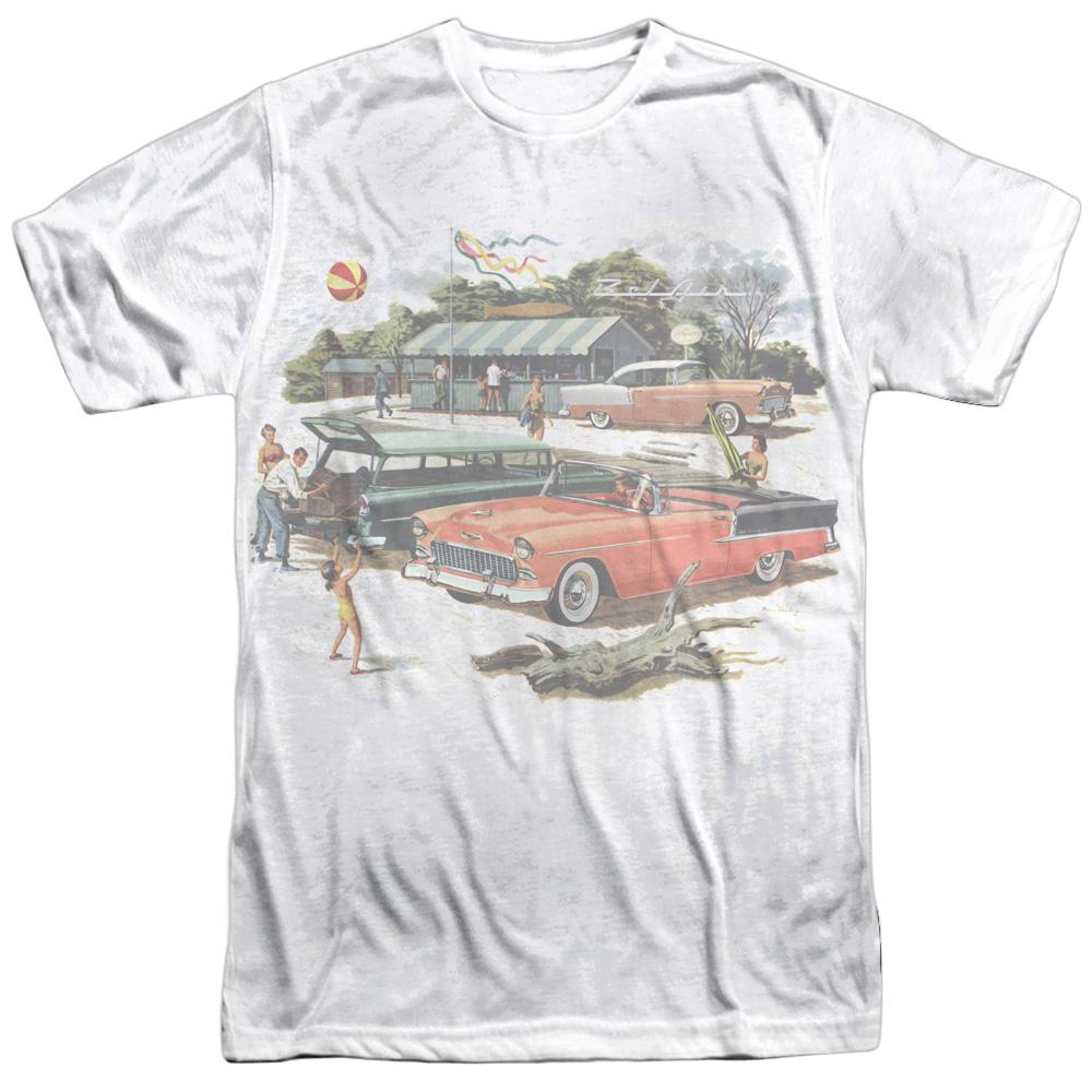 Chevy - Washed Out Adult All Over Print 100% Poly T-Shirt Men's All-Over Print T-Shirt Chevrolet