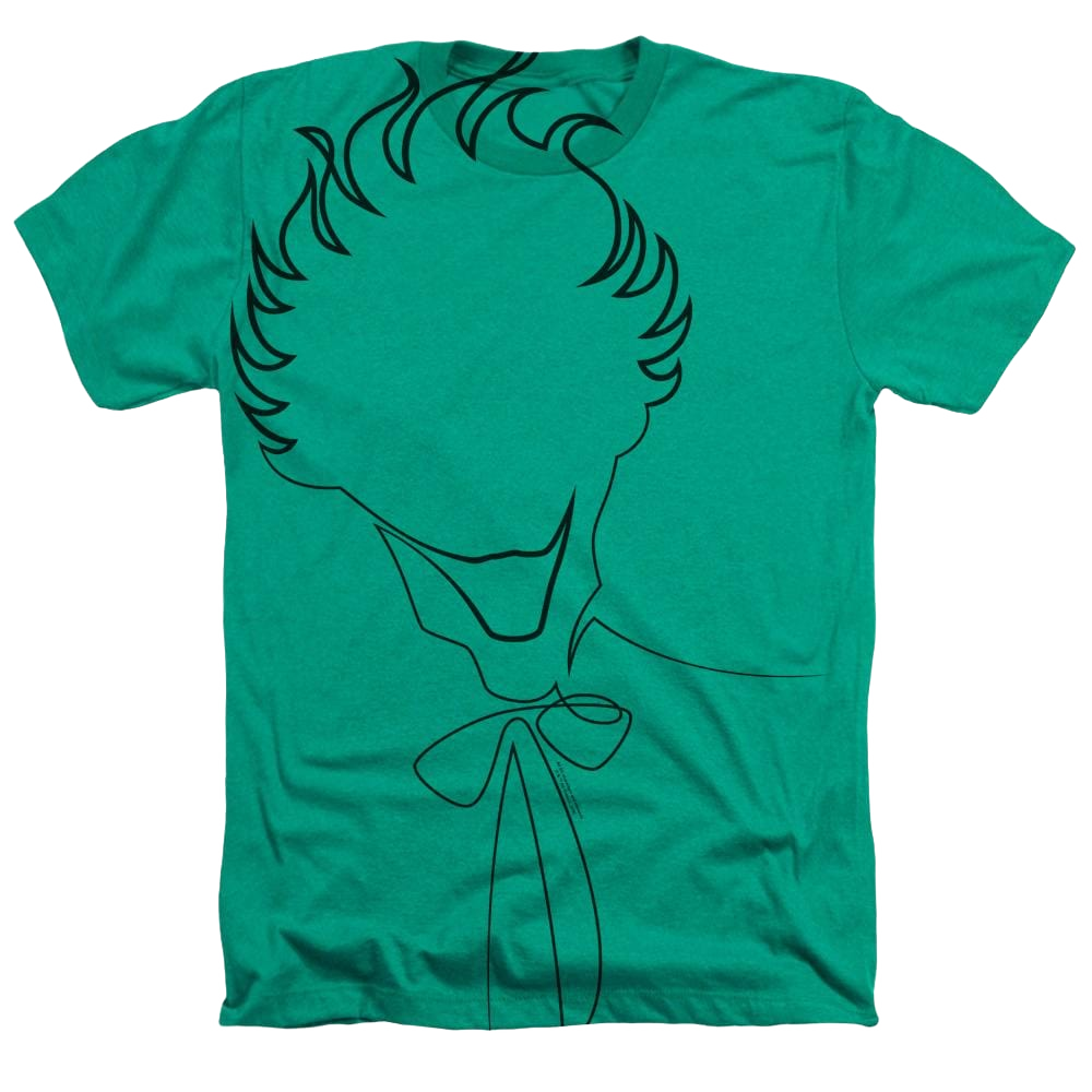 Dco - Joker Single Line Adult Regular Fit Heather T-Shirt Men's All-Over Heather T-Shirt Joker