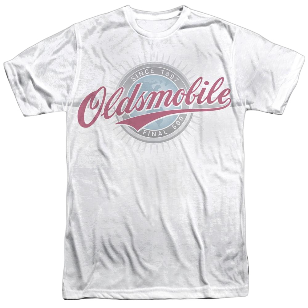 Oldsmobile - Oversized And Faded Logo Adult All Over Print 100% Poly T-Shirt Men's All-Over Print T-Shirt Oldsmobile