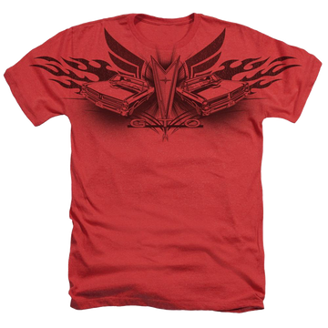 Pontiac - 1965 Gto Adult Regular Fit Heather T-Shirt Men's All-Over Heather T-Shirt Pontiac