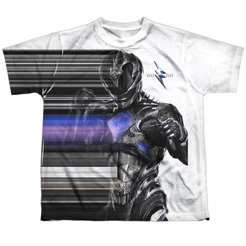 Power Rangers Black Streak Youth All Over Print 100% Poly T-Shirt Youth All-Over Print T-Shirt (Ages 8-12) Power Rangers
