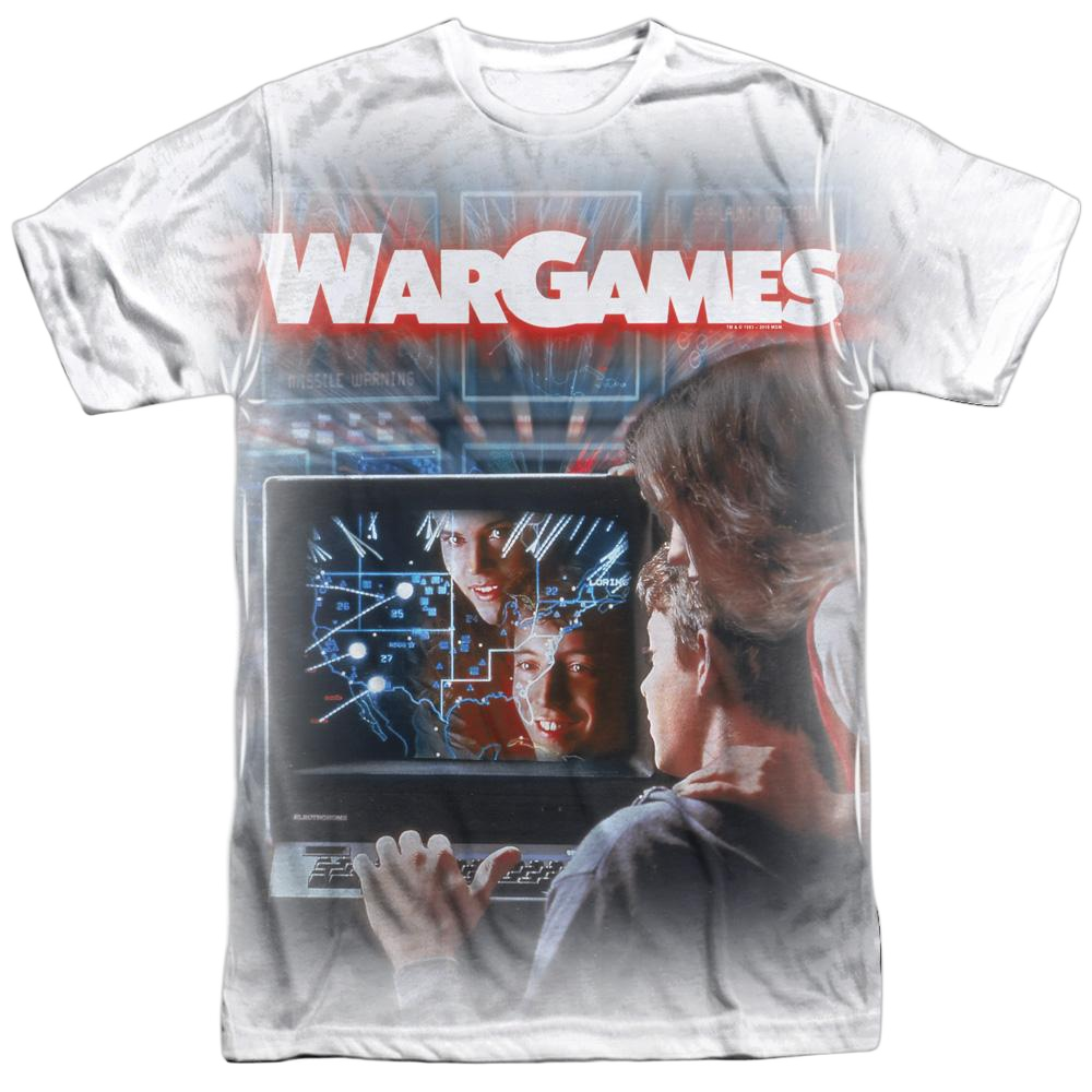 Wargames Poster Adult All Over Print 100% Poly T-Shirt Men's All-Over Print T-Shirt Wargames