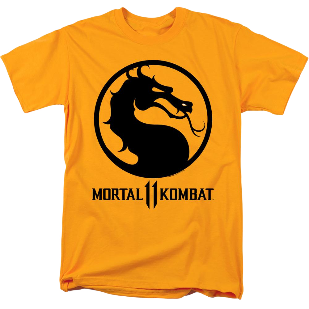 Mortal Kombat Dragon Logo - Men's Regular Fit T-Shirt Men's Regular Fit T-Shirt Mortal Kombat