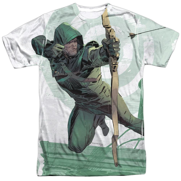 Arrow The Television Series City Bullseye - Men's All-Over Print T-Shirt Men's All-Over Print T-Shirt Green Arrow