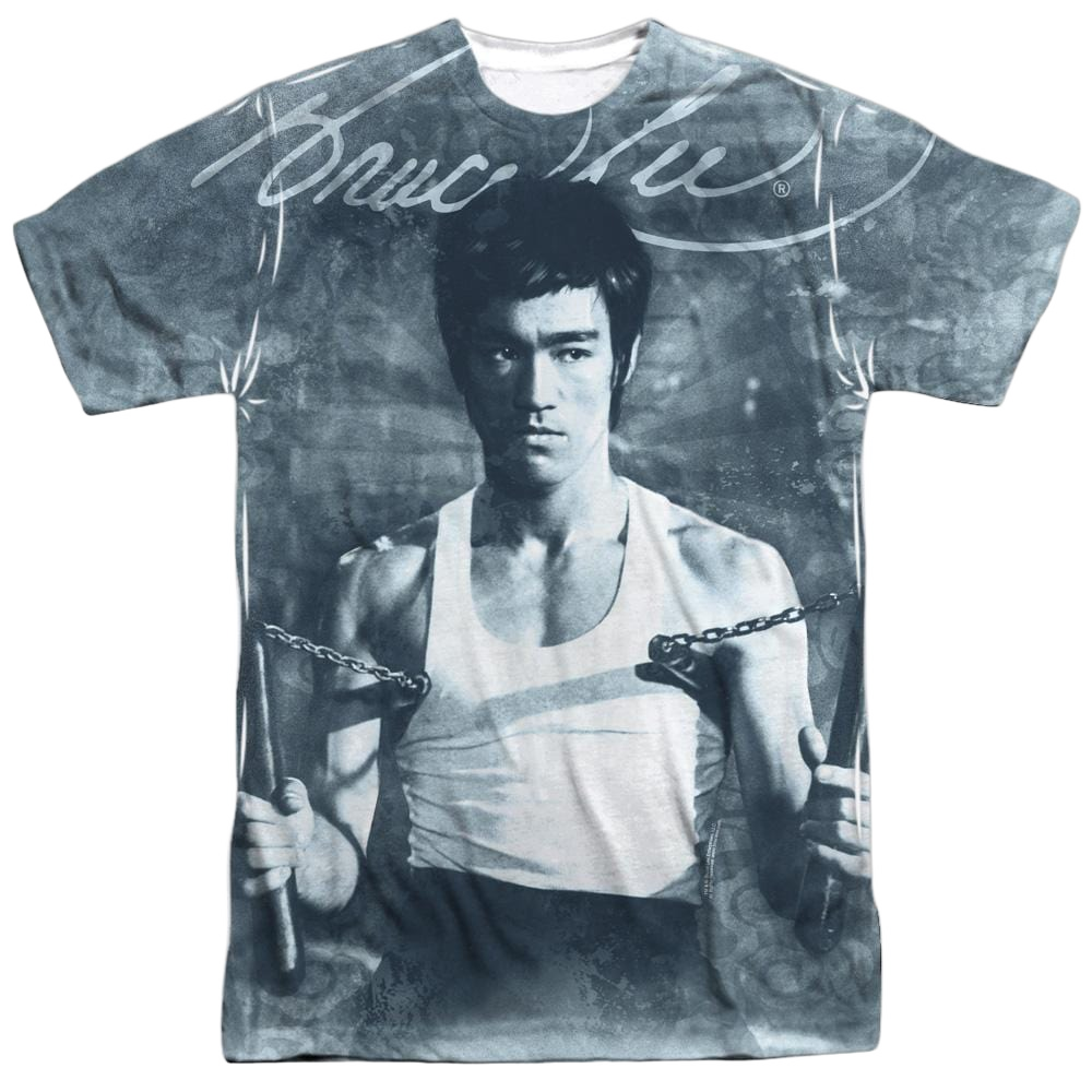 Bruce Lee Nunchucks - Men's All-Over Print T-Shirt Men's All-Over Print T-Shirt Bruce Lee