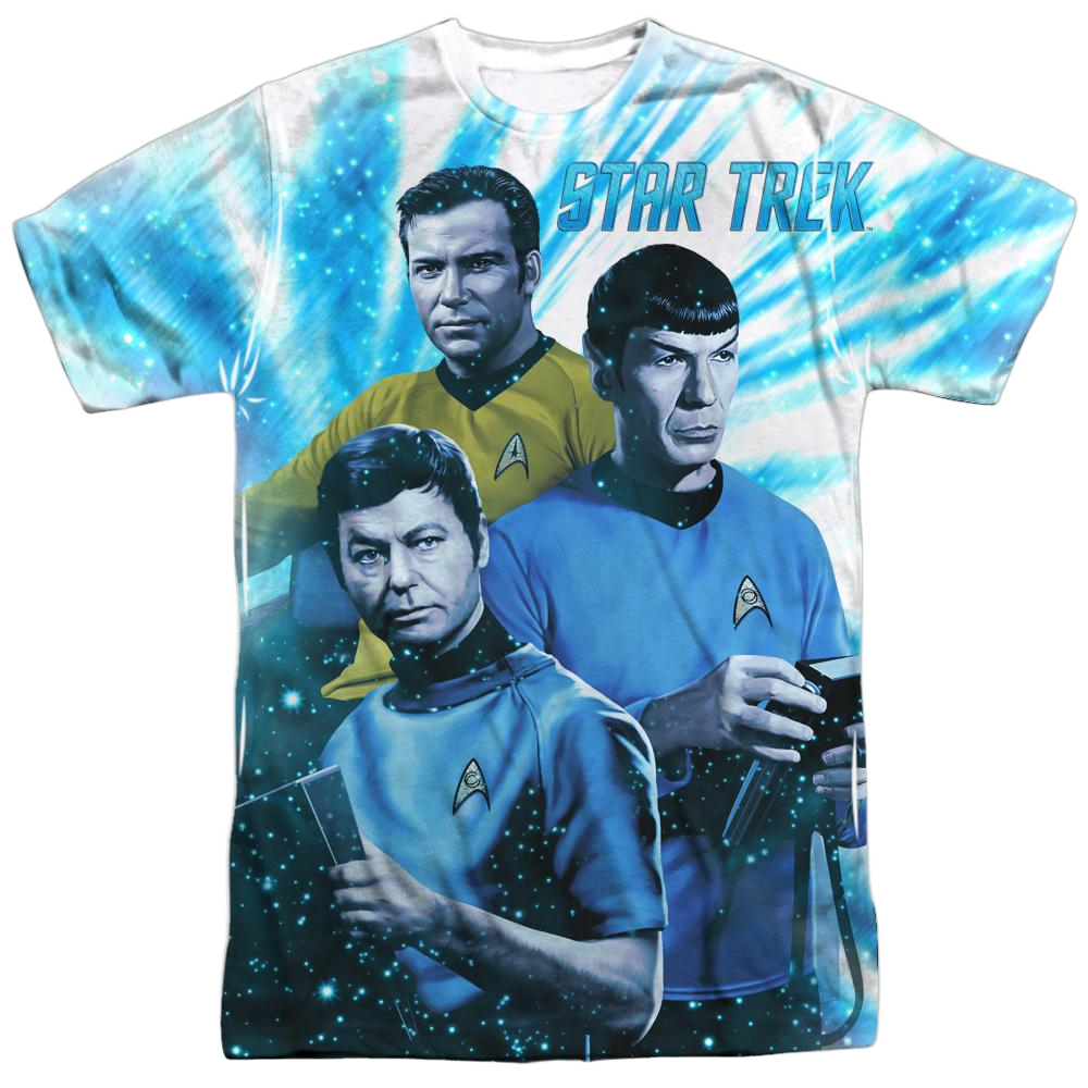 Star Trek The Original Series Space Shadows - Men's All-Over Print T-Shirt Men's All-Over Print T-Shirt Star Trek