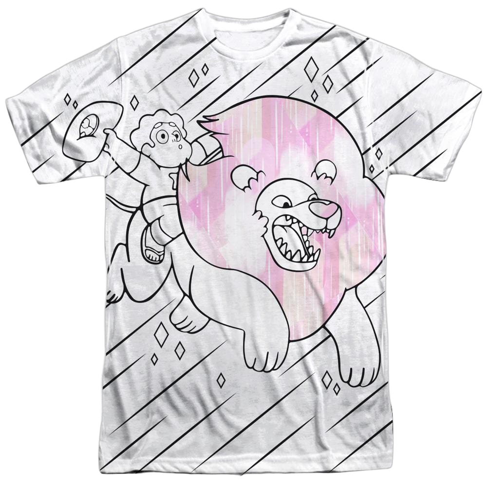 Steven Universe Stev And Lion - Men's All-Over Print T-Shirt Men's All-Over Print T-Shirt Steven Universe