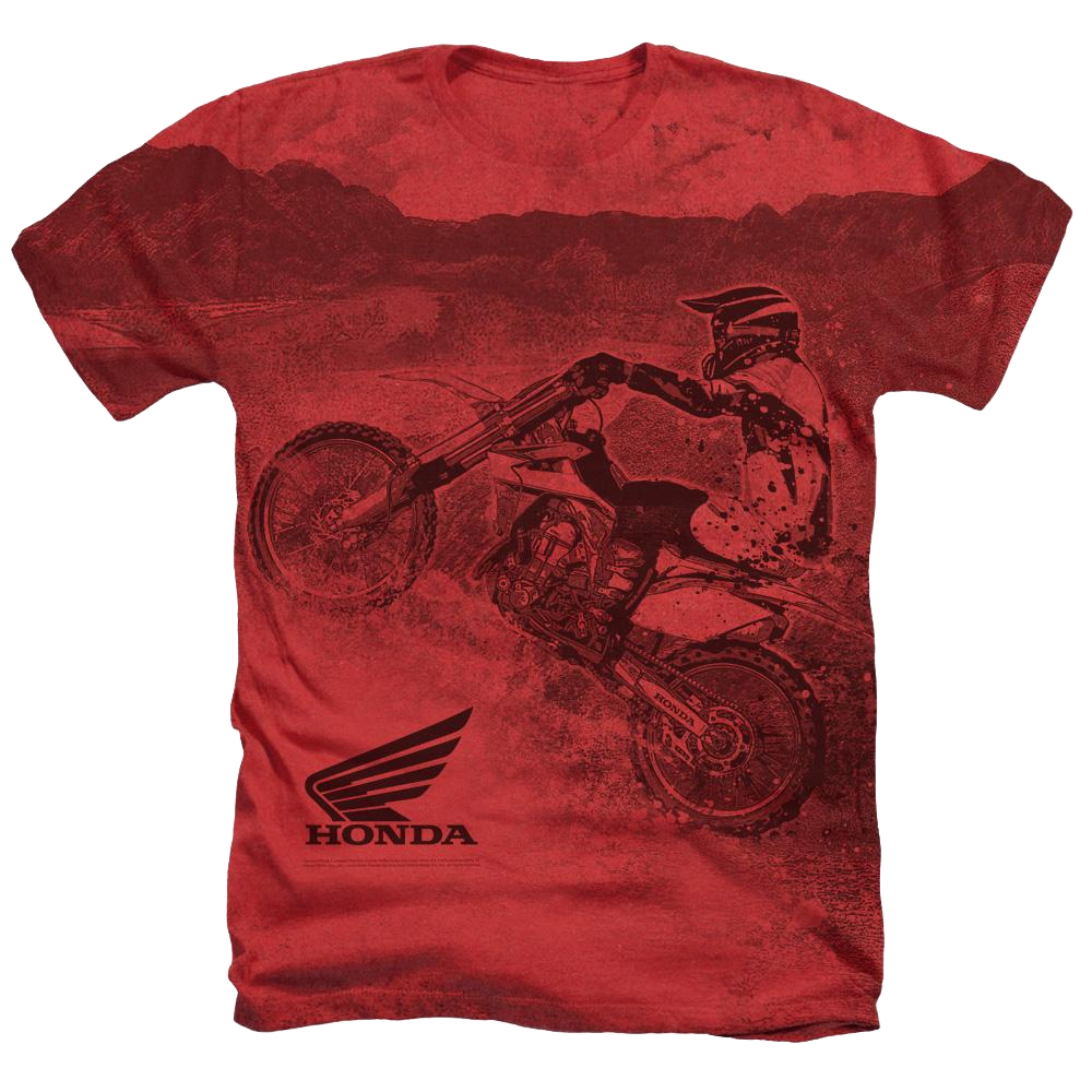 Honda Motorcross - Men's All-Over Heather T-Shirt Men's All-Over Heather T-Shirt Honda