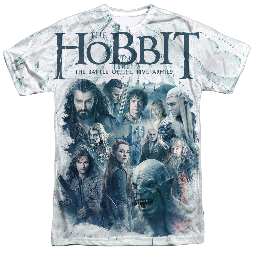 Hobbit Movie Trilogy, The Ready For Battle - Men's All-Over Print T-Shirt Men's All-Over Print T-Shirt The Hobbit