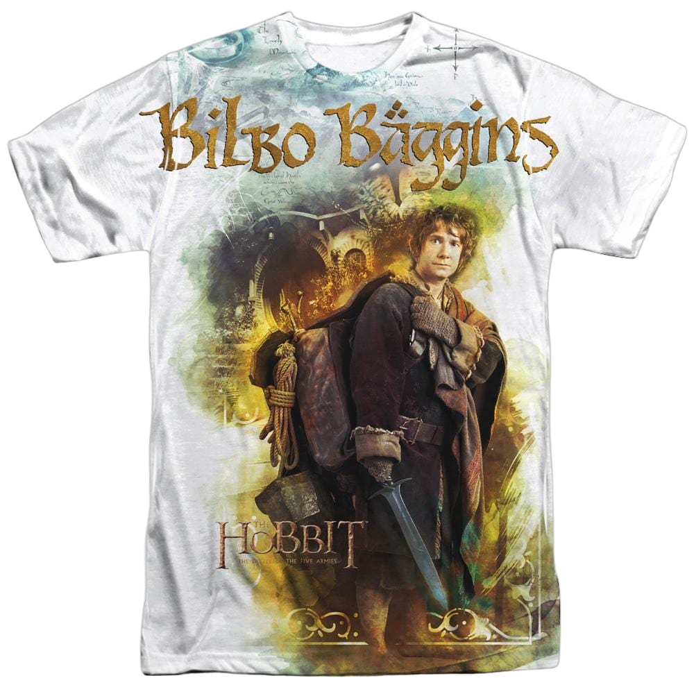 Hobbit Movie Trilogy, The Bilbo - Men's All-Over Print T-Shirt Men's All-Over Print T-Shirt The Hobbit