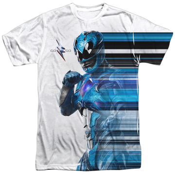Power Rangers Movie Blue Streak - Men's All-Over Print T-Shirt Men's All-Over Print T-Shirt Power Rangers
