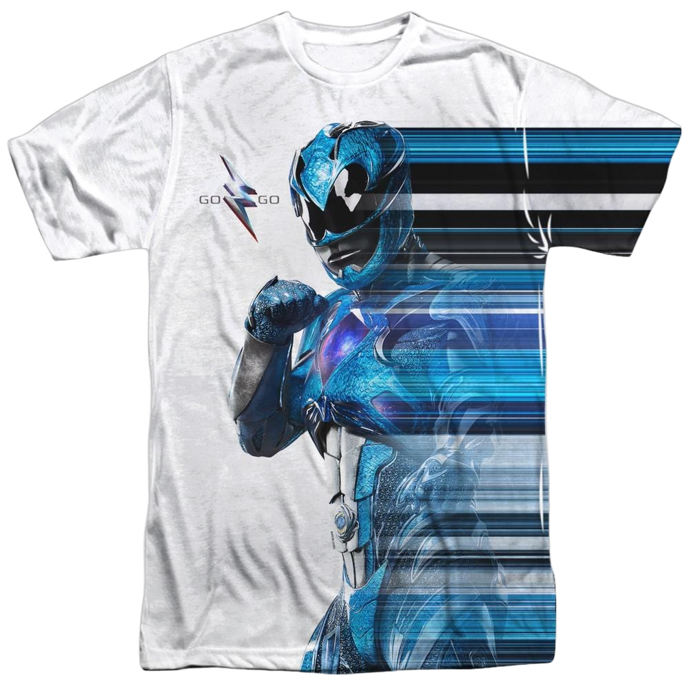 Power Rangers Movie Blue Streak - Men's All-Over Print T-Shirt Men's All-Over Print T-Shirt Power Rangers