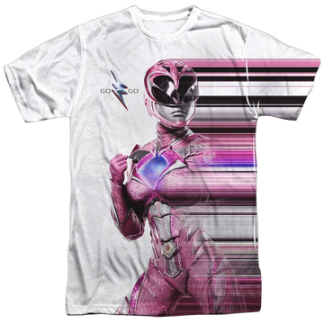 Power Rangers Movie Pink Streak - Men's All-Over Print T-Shirt Men's All-Over Print T-Shirt Power Rangers