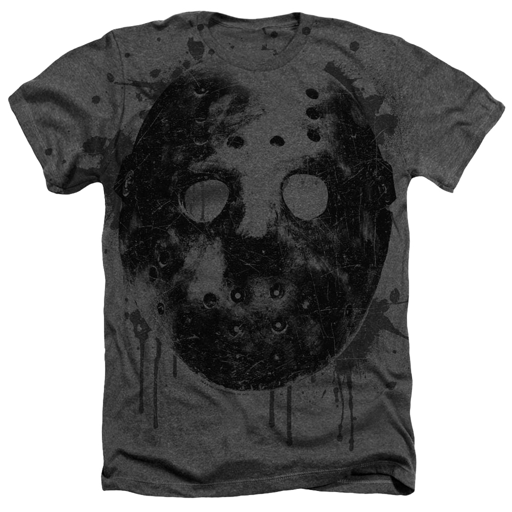 Friday the 13th Mask - Men's All-Over Heather T-Shirt Men's All-Over Heather T-Shirt Friday The 13th