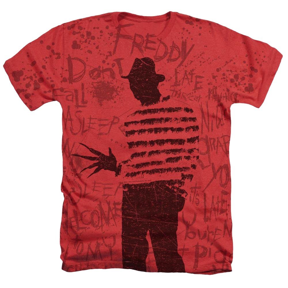 Nightmare on Elm Street Nightmares - Men's All-Over Heather T-Shirt Men's All-Over Heather T-Shirt A Nightmare on Elm Street