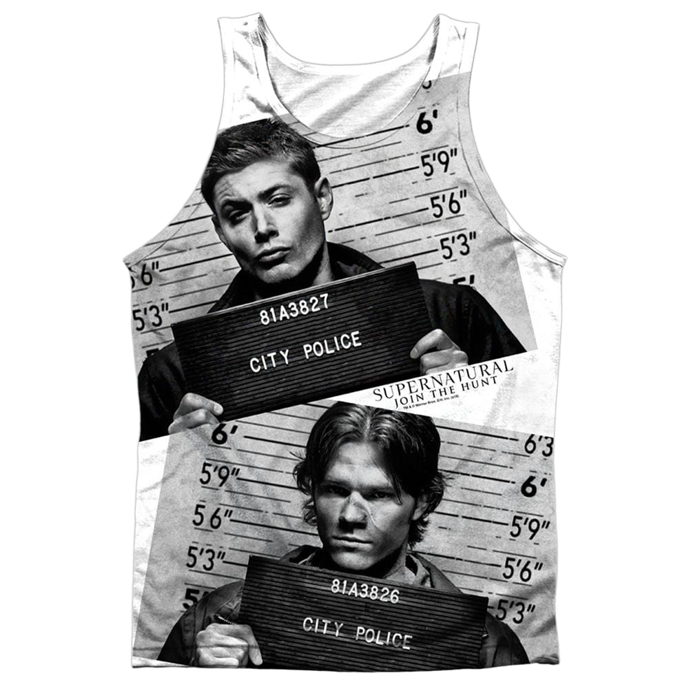 Supernatural Mug Shots - Men's All Over Print Tank Top Men's All Over Print Tank Supernatural