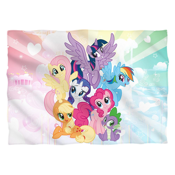 My Little Pony Friendship Is Magic Pony Group (Front/Back Print) pillow case