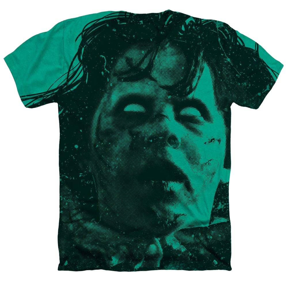 Exorcist, The Regan Face - Men's All-Over Heather T-Shirt Men's All-Over Heather T-Shirt Exorcist