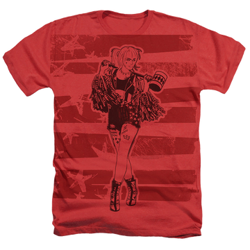 Birds of Prey Stripes men's all-over heather t-shirt