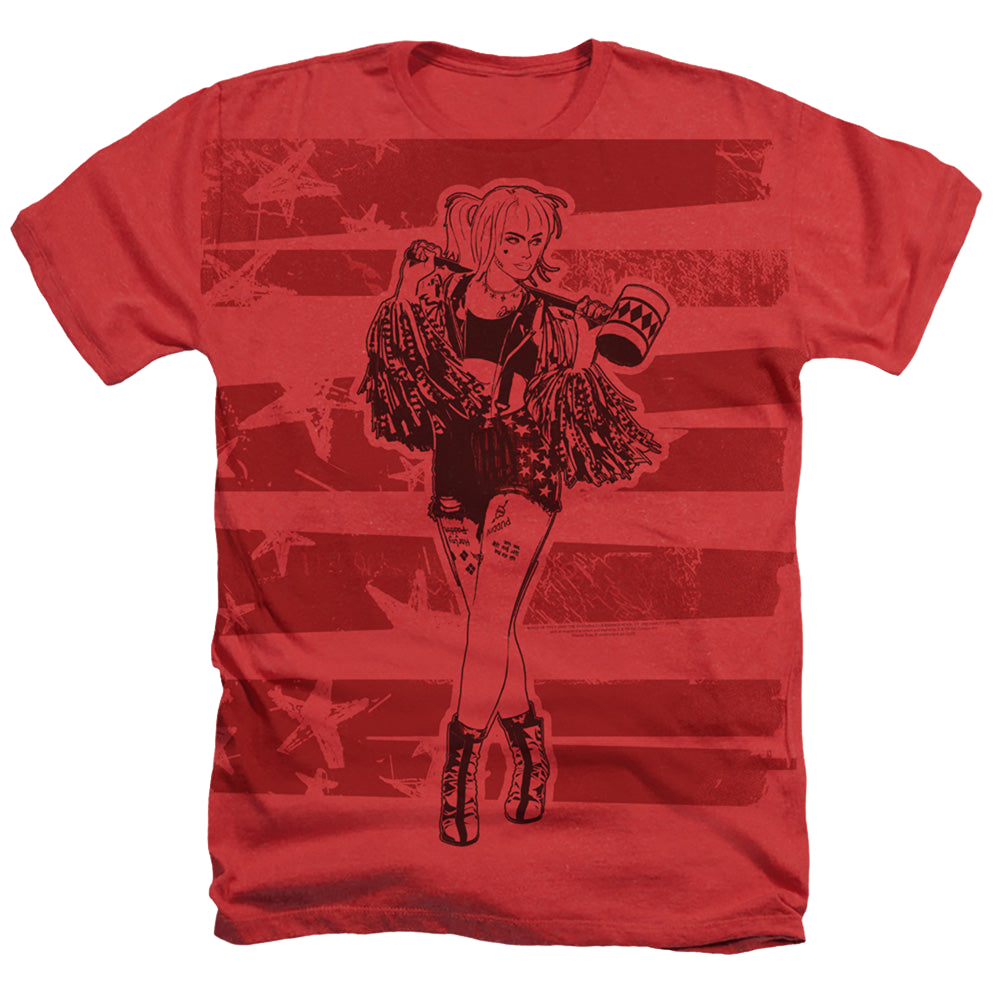 Birds of Prey Stripes - Men's All-Over Heather T-Shirt Men's All-Over Heather T-Shirt Birds of Prey
