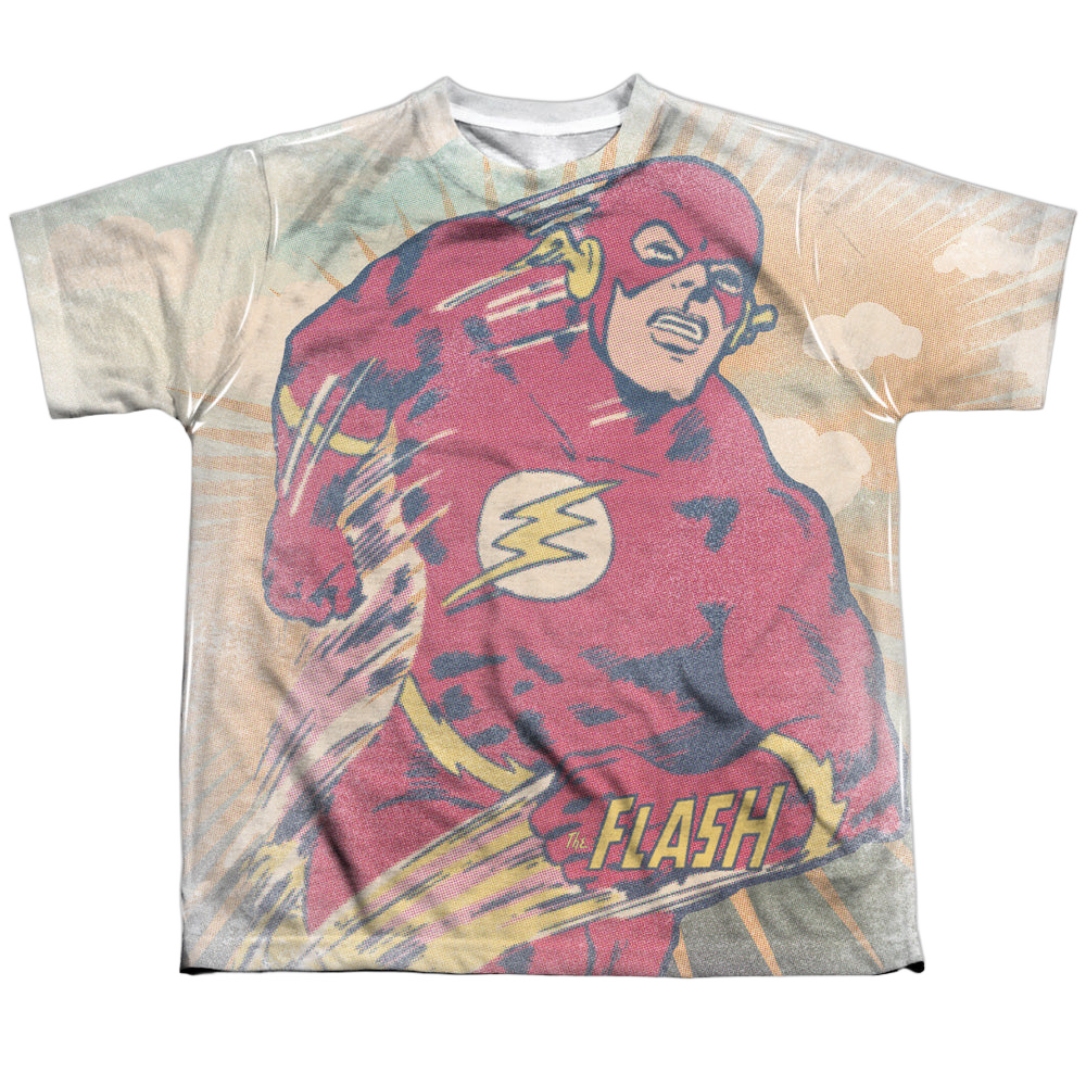 Flash, The Daytime Run - Youth All-Over Print T-Shirt Youth All-Over Print T-Shirt (Ages 8-12) The Flash
