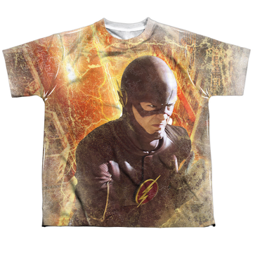 The Flash (TV Series) Flash Town youth all-over print t-shirt for ages 8 to 12