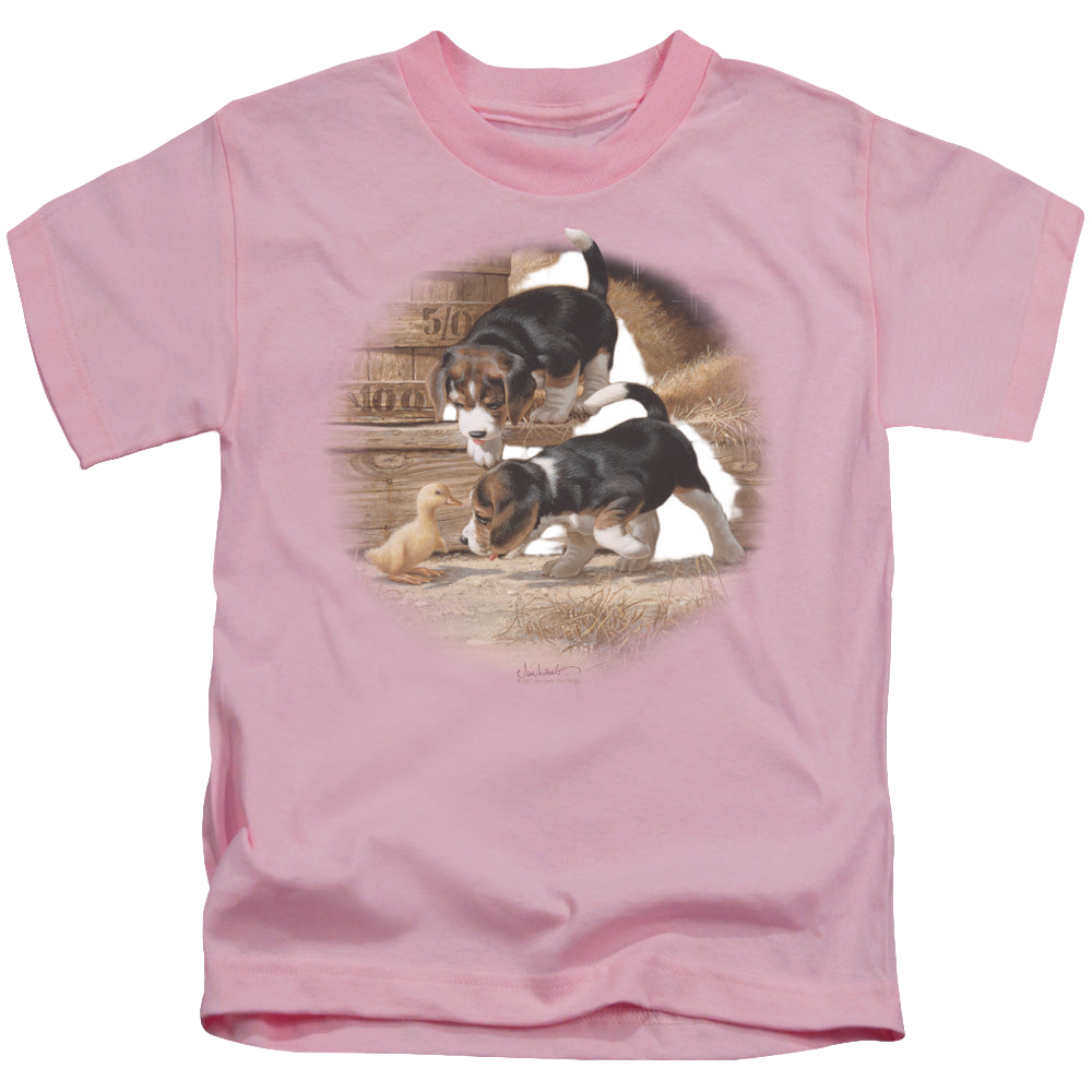 Wild Wings Getting Acquainted - Kid's T-Shirt Kid's T-Shirt (Ages 4-7) Wild Wings
