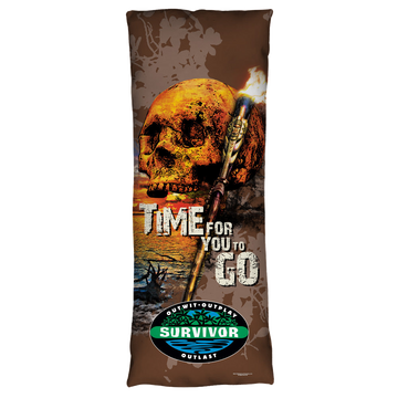 Survivor Time To Go body pillow