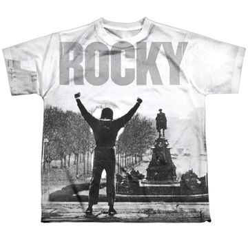 Rocky Classic Image youth all-over print t-shirt for ages 8 to 12