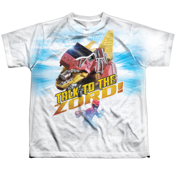 Power Rangers Dino Charge Talk To Zod - Youth All-Over Print T-Shirt Youth All-Over Print T-Shirt (Ages 8-12) Power Rangers