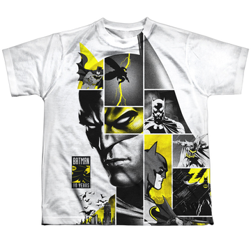 DC Batman 80Th Panels - Youth All-Over Print T-Shirt Youth All-Over Print T-Shirt (Ages 8-12) Batman