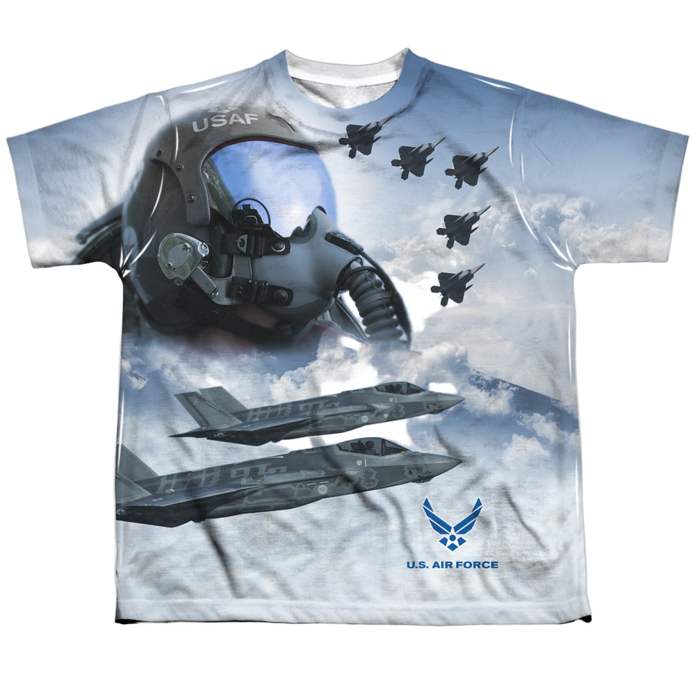 U.S. Air Force Pilot - Youth All-Over Print T-Shirt Youth All-Over Print T-Shirt (Ages 8-12) U.S. Air Force