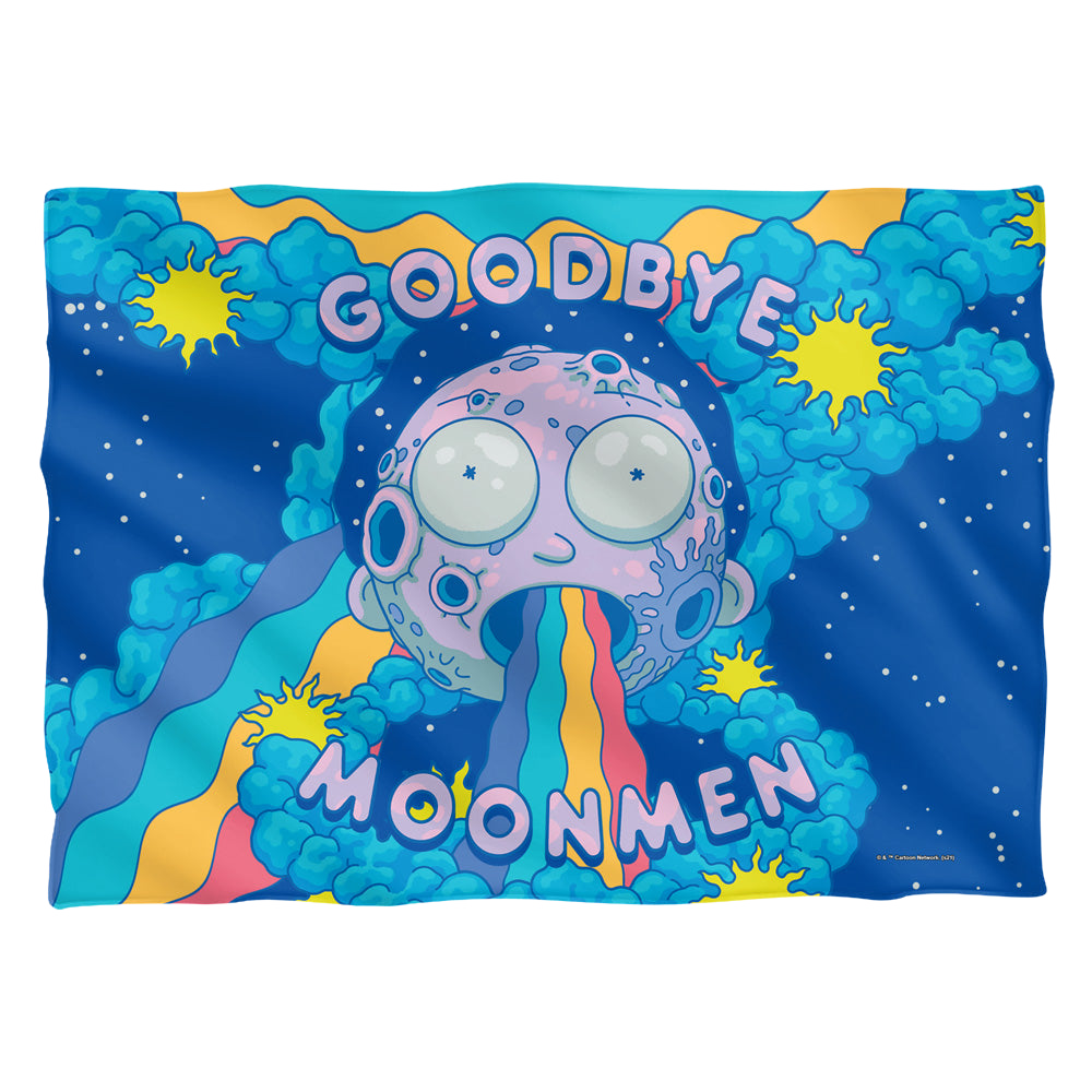 Rick and Morty Goodbye Moon Men - Pillow Case Pillow Cases Rick and Morty