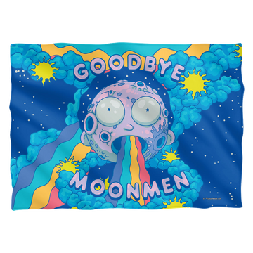 Rick and Morty Goodbye Moon Men pillow case
