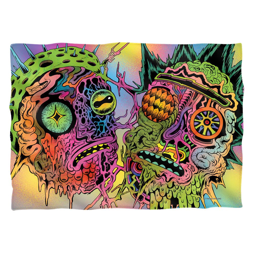 Rick and Morty Psychedelic Melt - Pillow Case Pillow Cases Rick and Morty