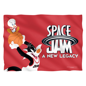 Space Jam - A New Legacy Sylvestor And Tweety Mono Color pillow case