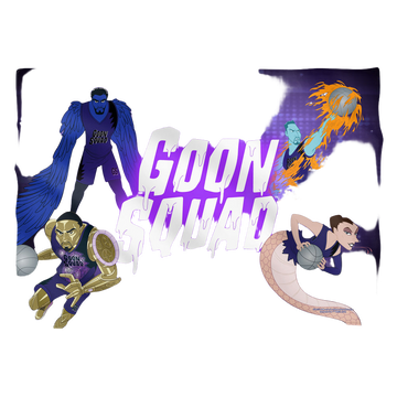 Space Jam - A New Legacy Goon Squad Glow pillow case