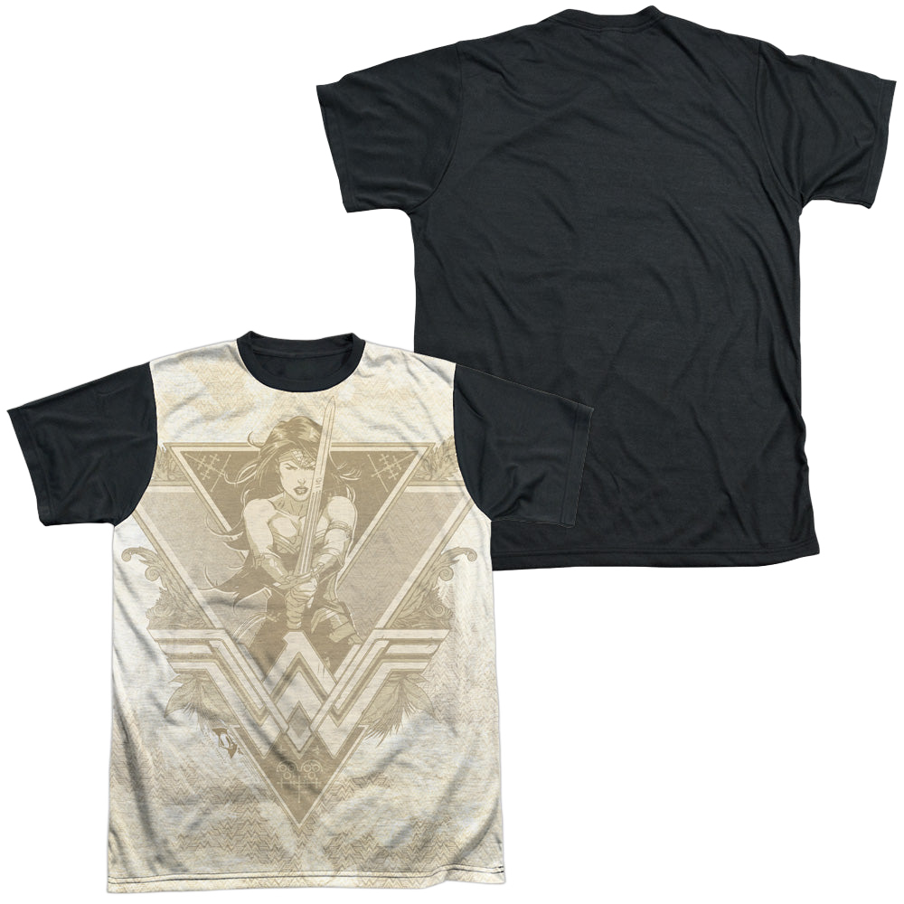 Batman v Superman Greek Goddess - Men's Black Back T-Shirt Men's Black Back T-Shirt Batman