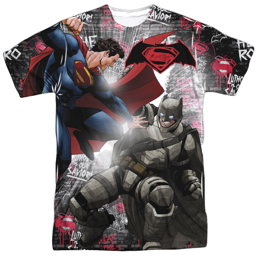 Batman v Superman Showdown - Men's All-Over Print T-Shirt Men's All-Over Print T-Shirt Batman