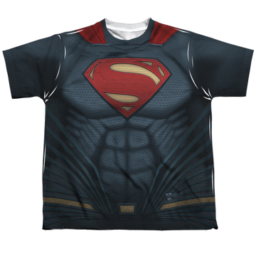 Batman v Superman Superman Uniform youth all-over print t-shirt for ages 8 to 12