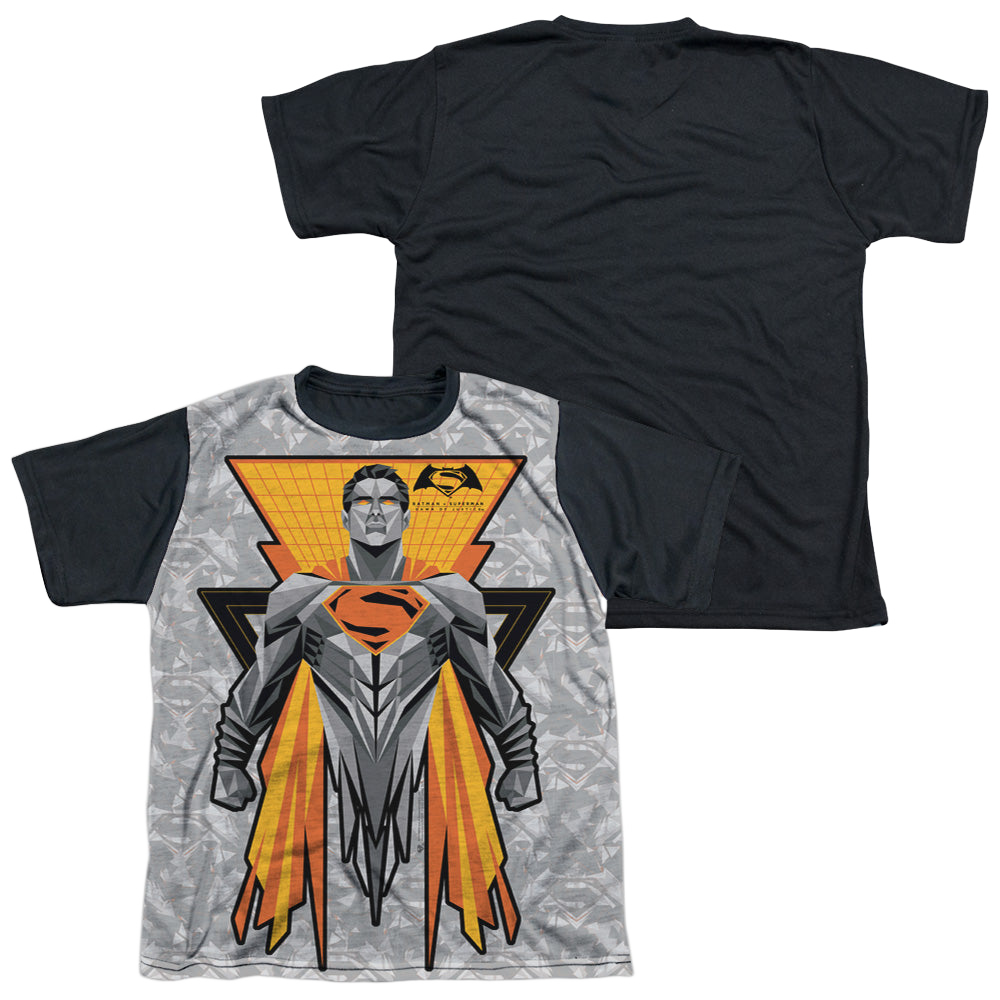 Batman v Superman Super Tech Sub - Youth Black Back T-Shirt Youth Black Back T-Shirt (Ages 8-12) Batman