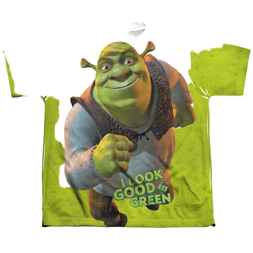 Shrek Trio - Youth All-Over Print T-Shirt Youth All-Over Print T-Shirt (Ages 8-12) Shrek