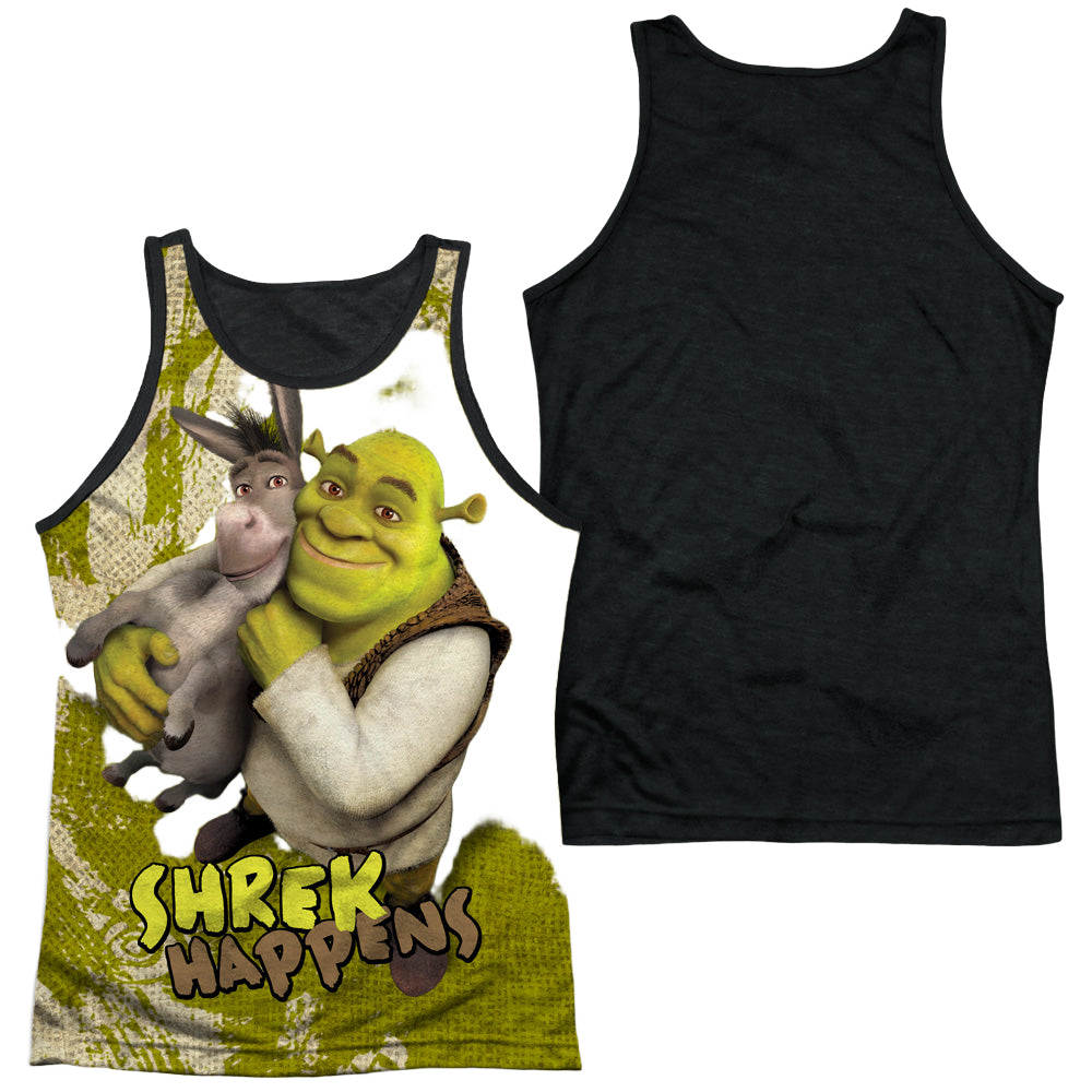 Shrek Best Friends - Men's Black Back Tank Top Men's Black Back Tank Shrek