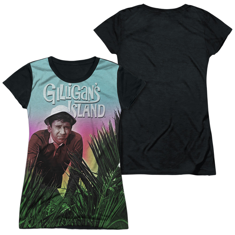Gilligan's Island Little Buddy - Juniors Black Back T-Shirt Juniors Black Back T-Shirt Gilligan's Island