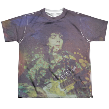 Syd Barrett Title youth all-over print t-shirt for ages 8 to 12