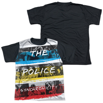 The Police Synchronicity youth black back t-shirt for ages 8 to 12